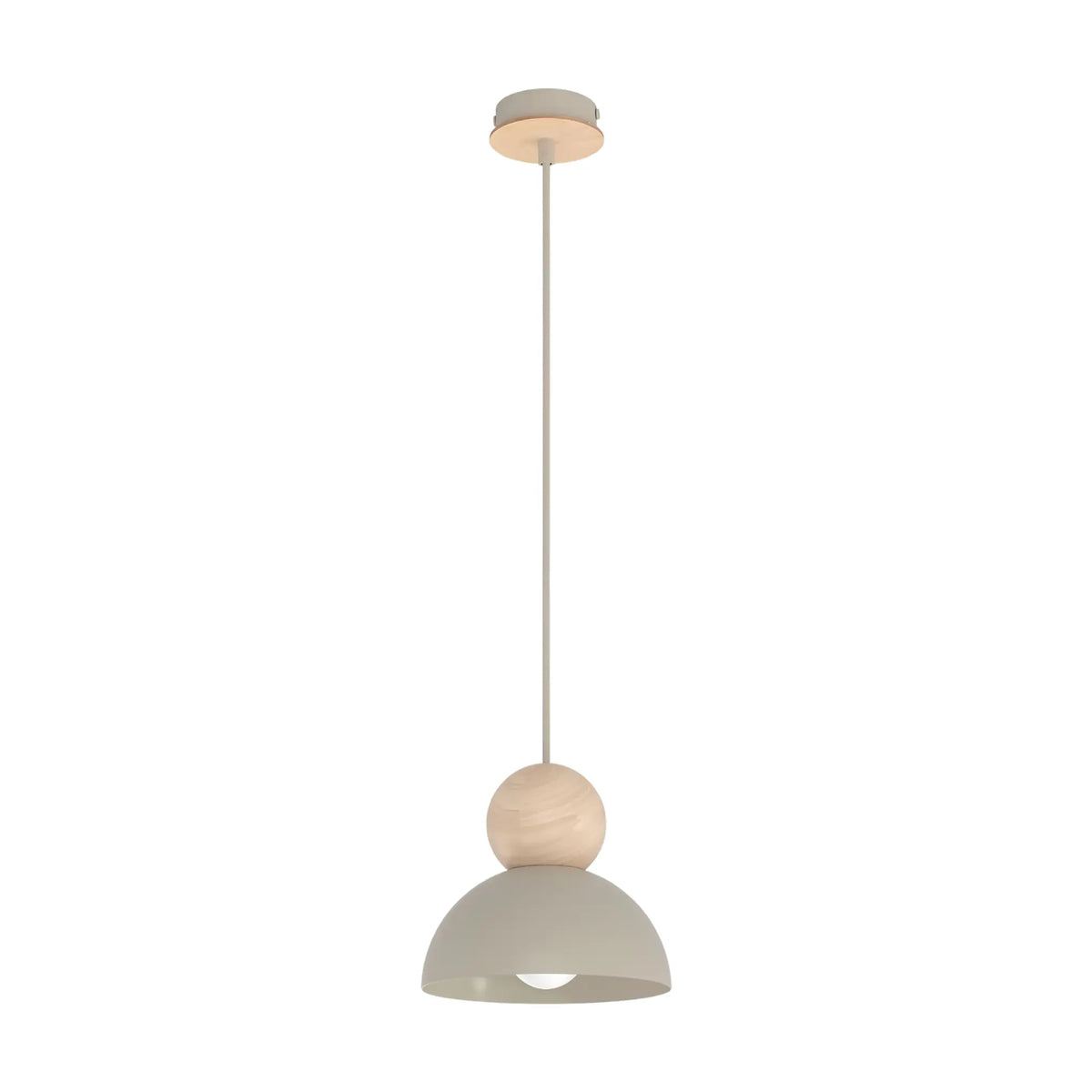 Emibig Kaki Pendellampa Ø18 cm, Beige