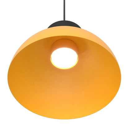 Emibig Lunaro Pendellampa Ø30 cm, Svart/Orange