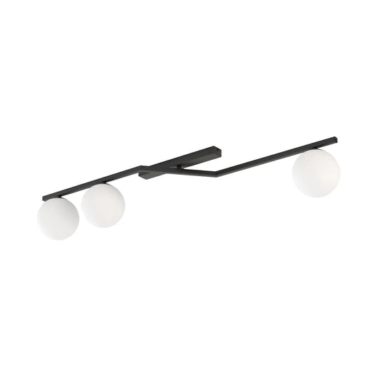 Emibig Naton Taklampa 3-ljus 100x32 cm, Svart