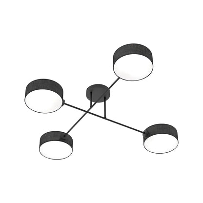 Emibig Maga Taklampa 4-ljus Ø96 cm, Svart