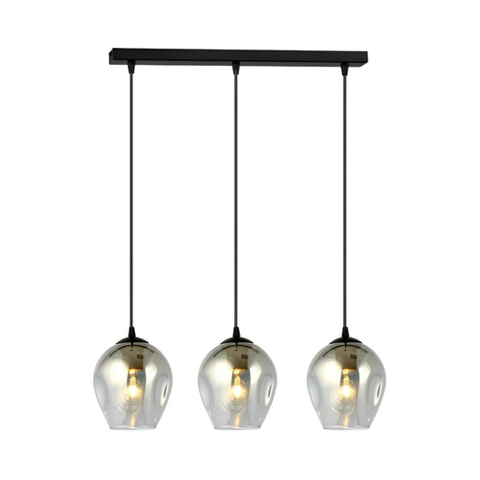 Emibig Istar Pendellampa 3-ljus 70x14 cm, Svart