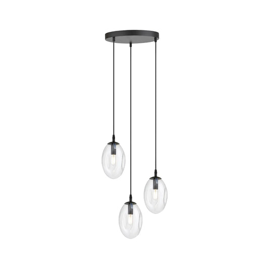 Emibig Astral Pendellampa 3-ljus Ø40 cm, Svart