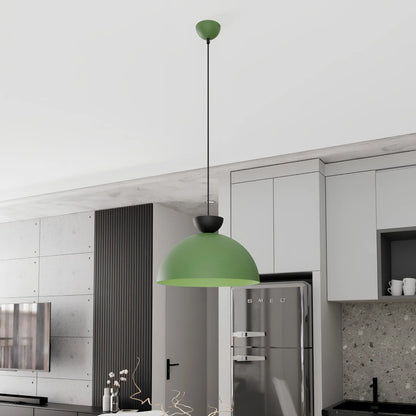 Emibig Lunaro Pendellampa Ø40 cm, Svart/Grön