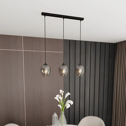 Emibig Istar Pendellampa 3-ljus 70x14 cm, Svart