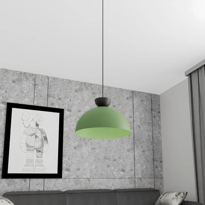 Emibig Lunaro Pendellampa Ø40 cm, Svart/Grön