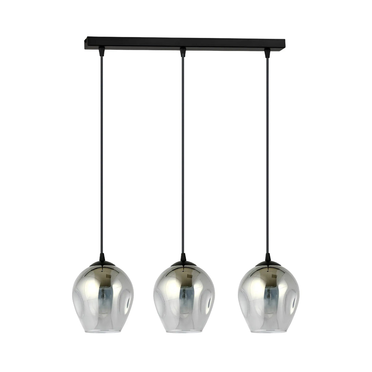Emibig Istar Pendellampa 3-ljus 70x14 cm, Svart