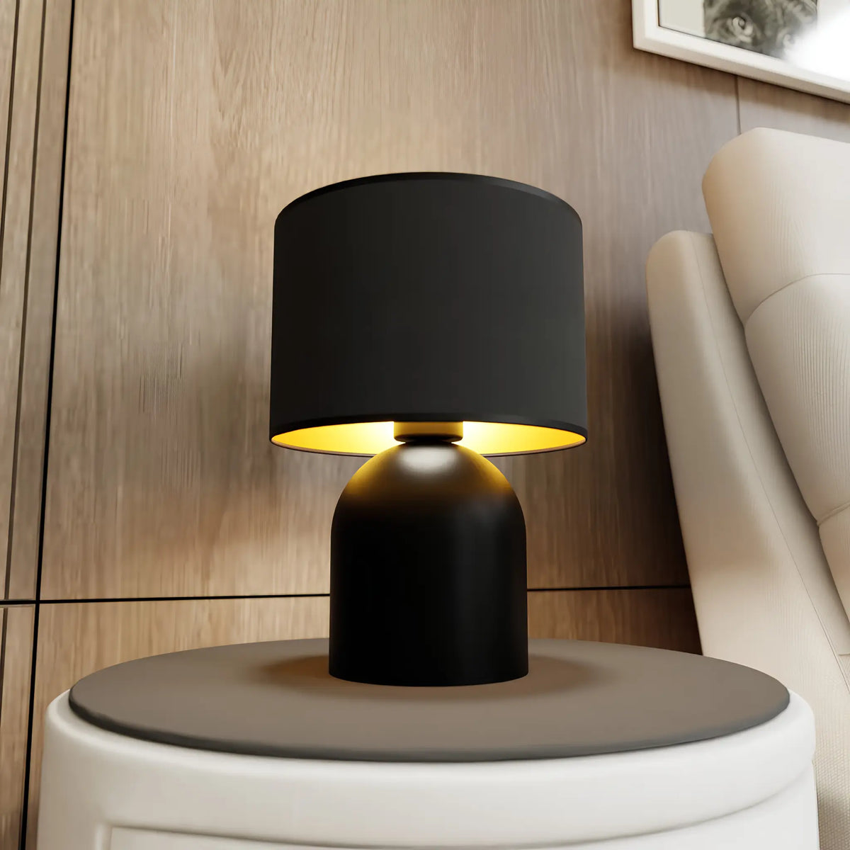 Emibig Aspen Bordslampa 25x35 cm, Svart