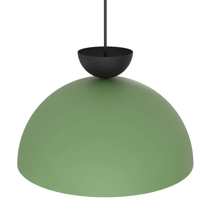 Emibig Lunaro Pendellampa Ø40 cm, Svart/Grön
