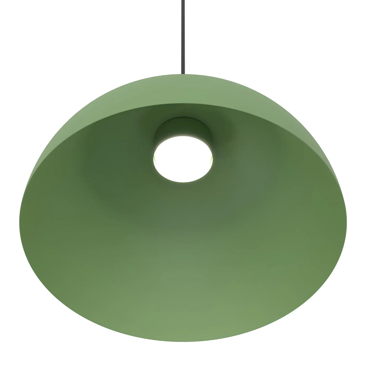 Emibig Lunaro Pendellampa Ø40 cm, Svart/Grön