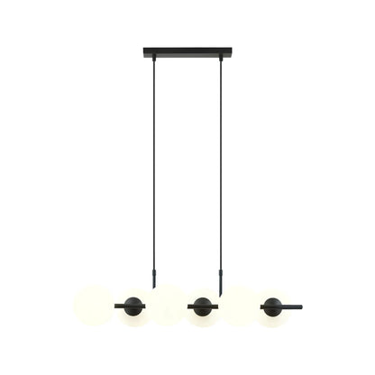 Emibig Rory Pendellampa 6-ljus 95x29 cm, Svart