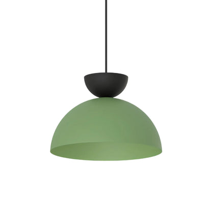 Emibig Lunaro Pendellampa Ø30 cm, Svart/Grön