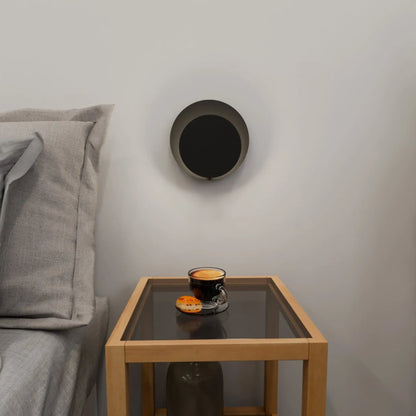 Emibig Circle Vägglampa 22x20 cm, Svart