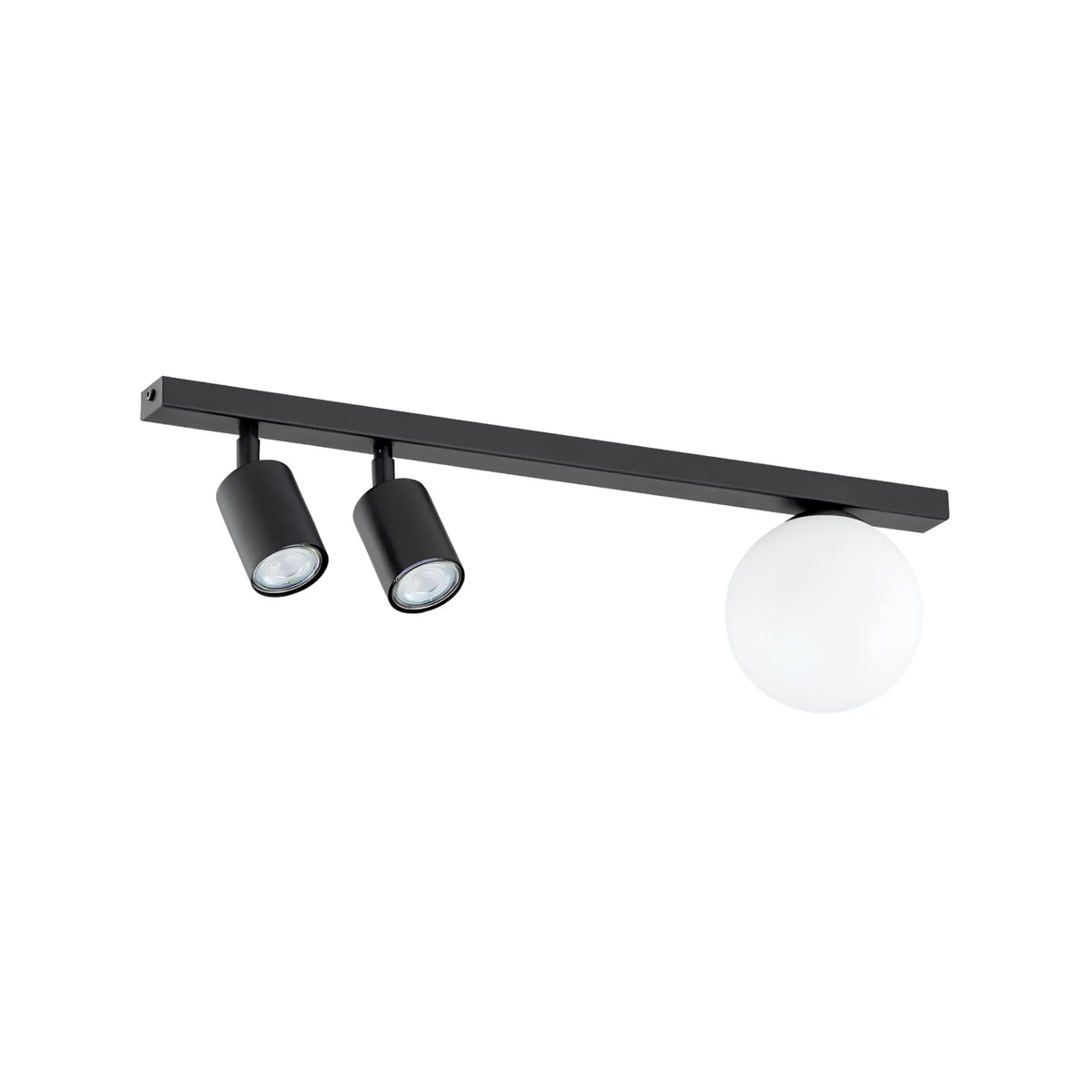 Emibig Baster Taklampa 3-ljus 60x14 cm, Svart