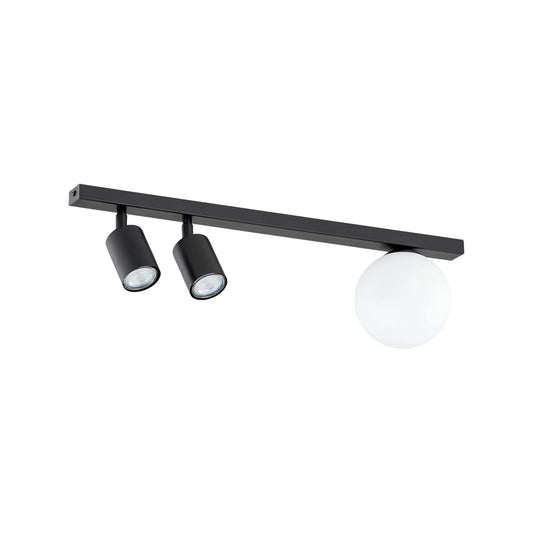 Emibig Baster Taklampa 3-ljus 60x14 cm, Svart
