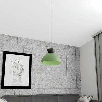 Emibig Lunaro Pendellampa Ø30 cm, Svart/Grön