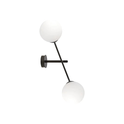 Emibig Linear Vägglampa 2-ljus 12x57 cm, Svart