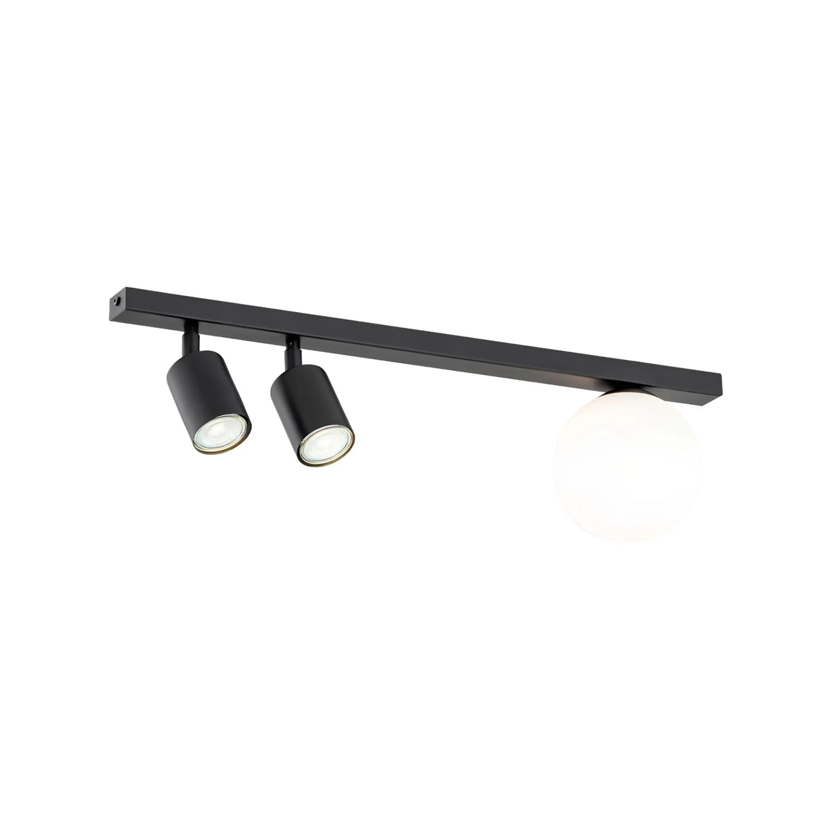 Emibig Baster Taklampa 3-ljus 60x14 cm, Svart