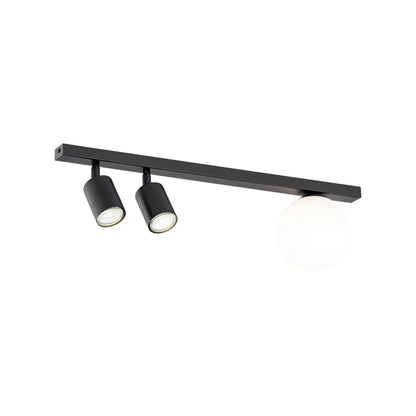 Emibig Baster Taklampa 3-ljus 60x14 cm, Svart