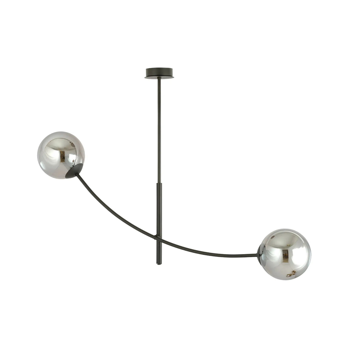 Emibig Hunter Taklampa 2-ljus 83x14 cm, Svart