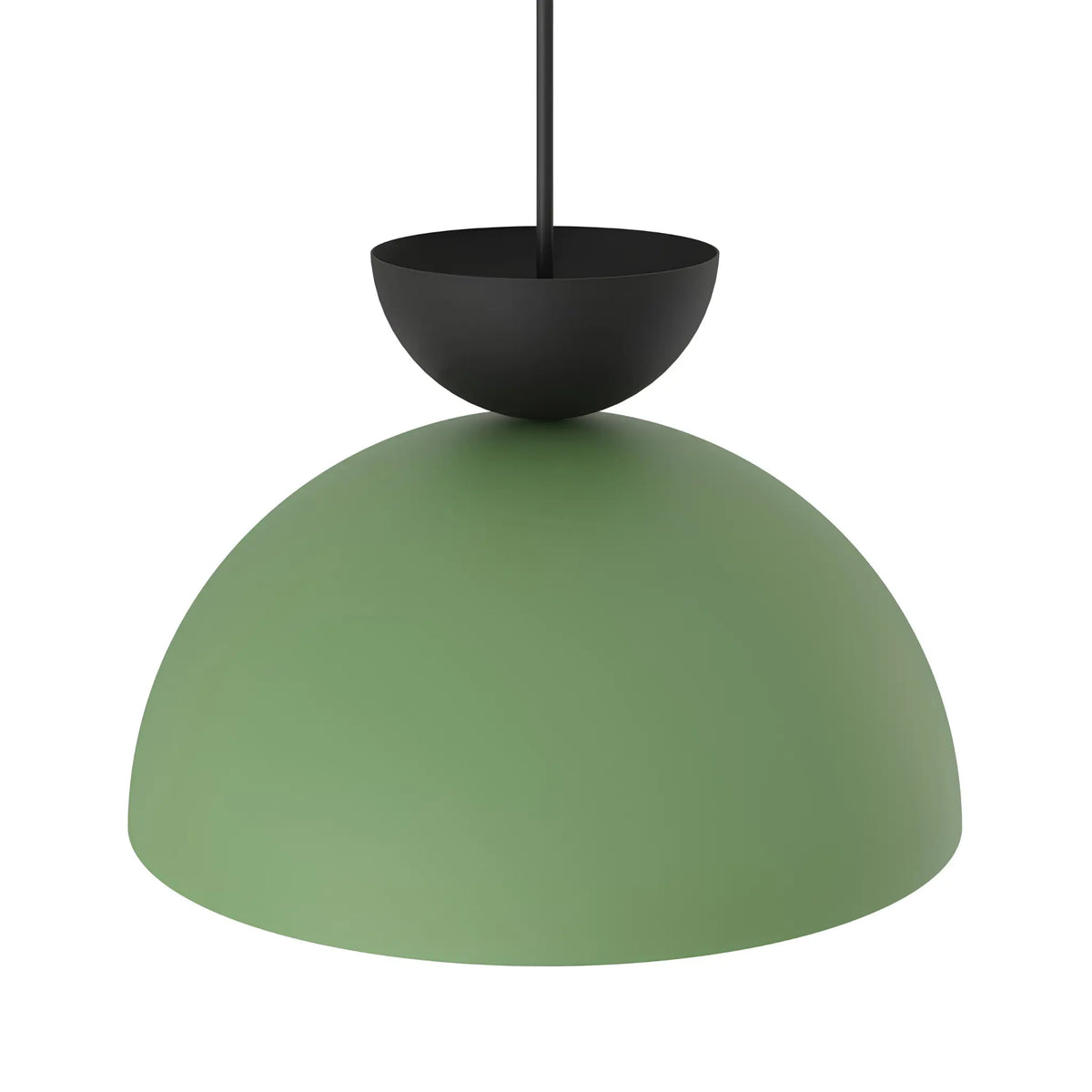 Emibig Lunaro Pendellampa Ø30 cm, Svart/Grön