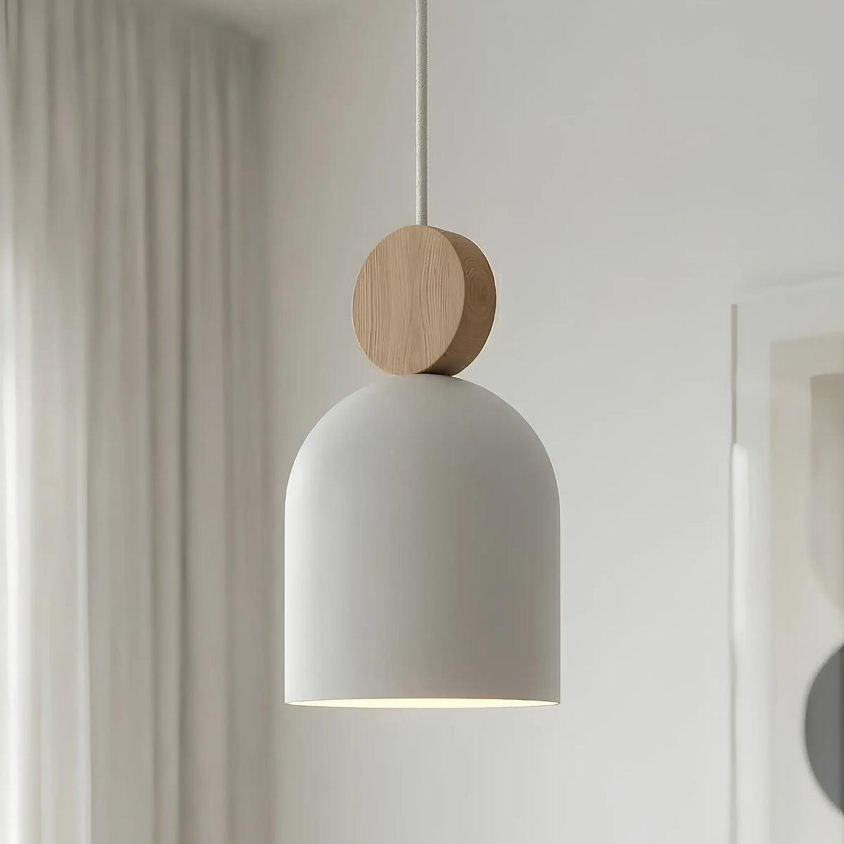 Emibig Mesi Pendellampa Ø11 cm, Vit