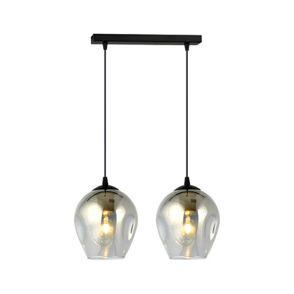Emibig Istar Pendellampa 2-ljus 40x14 cm, Svart