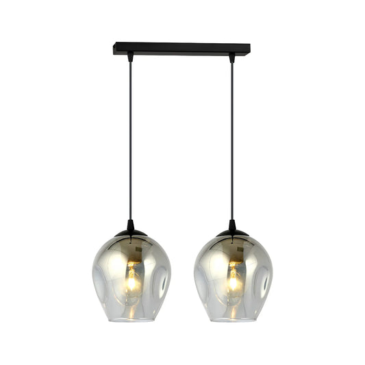 Emibig Istar Pendellampa 2-ljus 40x14 cm, Svart
