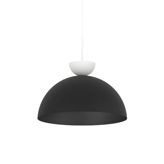 Emibig Lunaro Pendellampa Ø40 cm, Svart/Vit