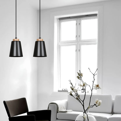 Emibig Bolero Pendellampa 2-ljus 40x14 cm, Svart
