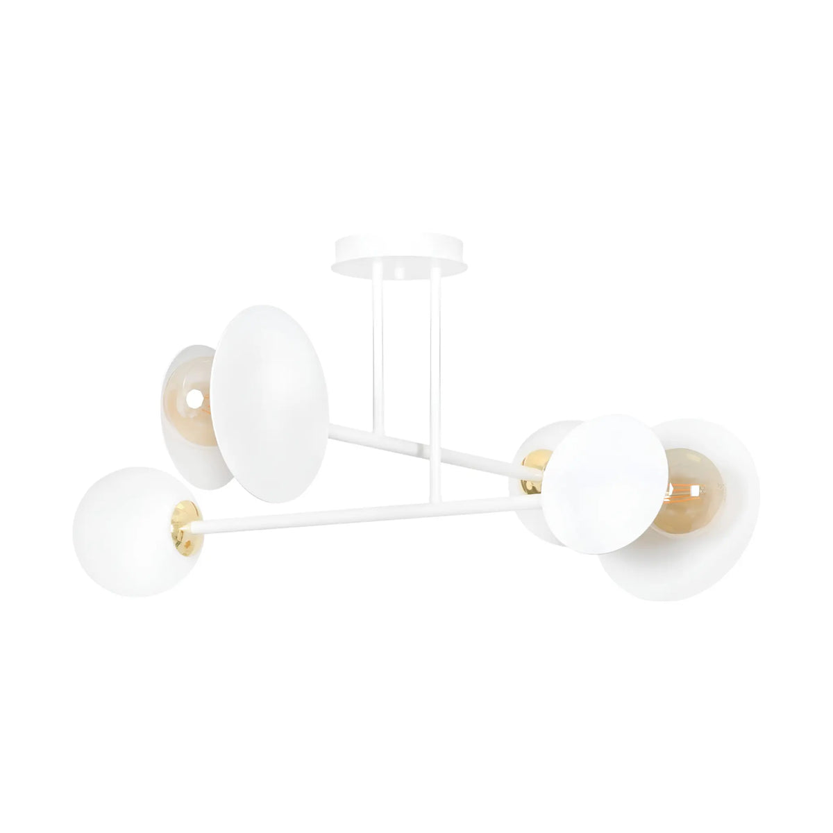 Emibig Minerva Taklampa 4-ljus Ø80 cm, Vit