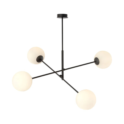 Emibig Linear Pendellampa 4-ljus Ø102 cm, Svart