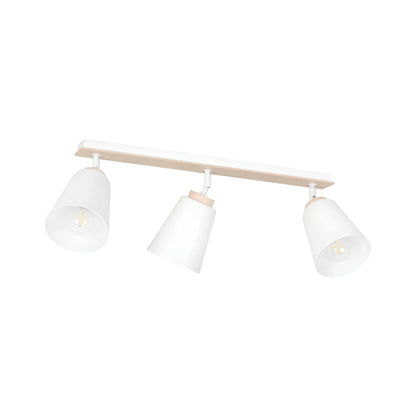 Emibig Atlas Taklampa 3-ljus 90x15 cm, Vit