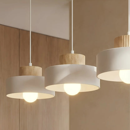 Emibig Kivi Pendellampa 3-ljus 73x20 cm, Vit