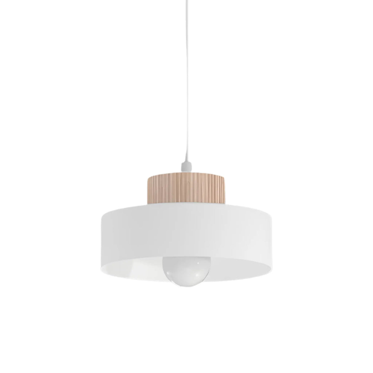 Emibig Kivi Pendellampa Ø20 cm, Vit