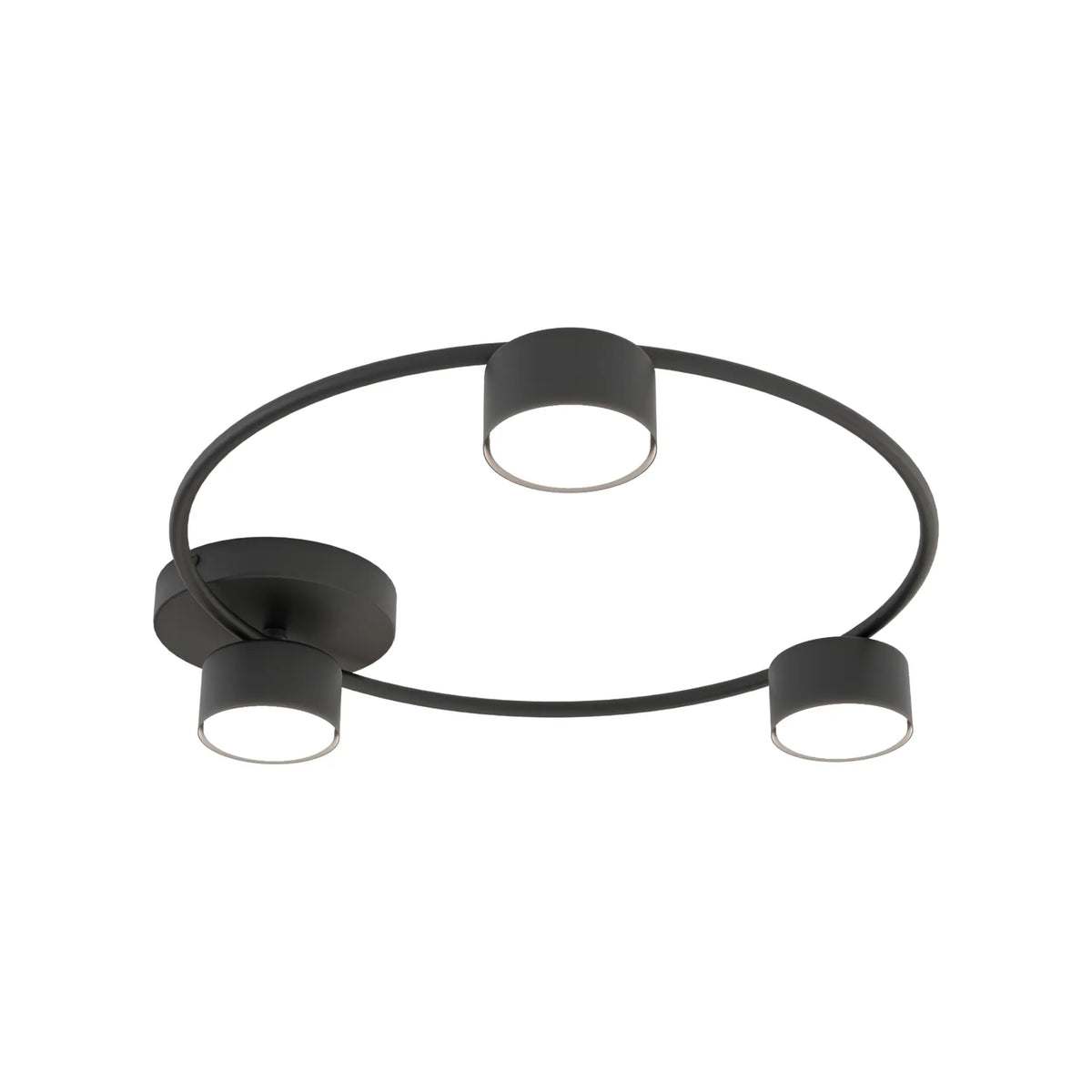 Emibig Lucio Taklampa 3-ljus 48x44 cm, Svart