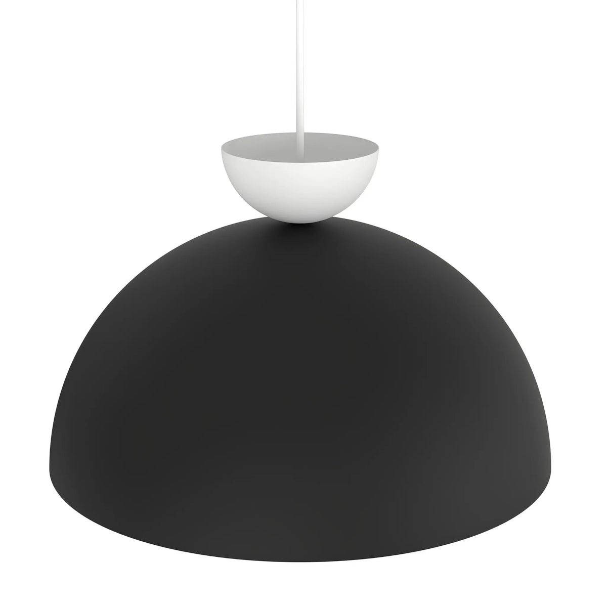 Emibig Lunaro Pendellampa Ø40 cm, Svart/Vit