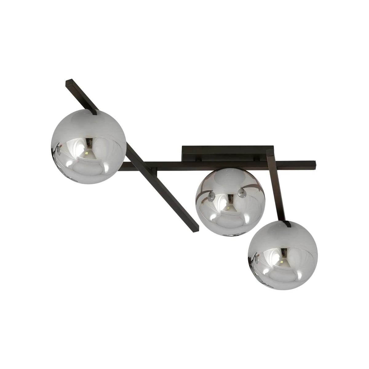Emibig Smart Taklampa 3-ljus 51x50 cm, Svart