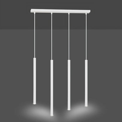 Emibig Selter Pendellampa 4-ljus 60x6 cm, Vit