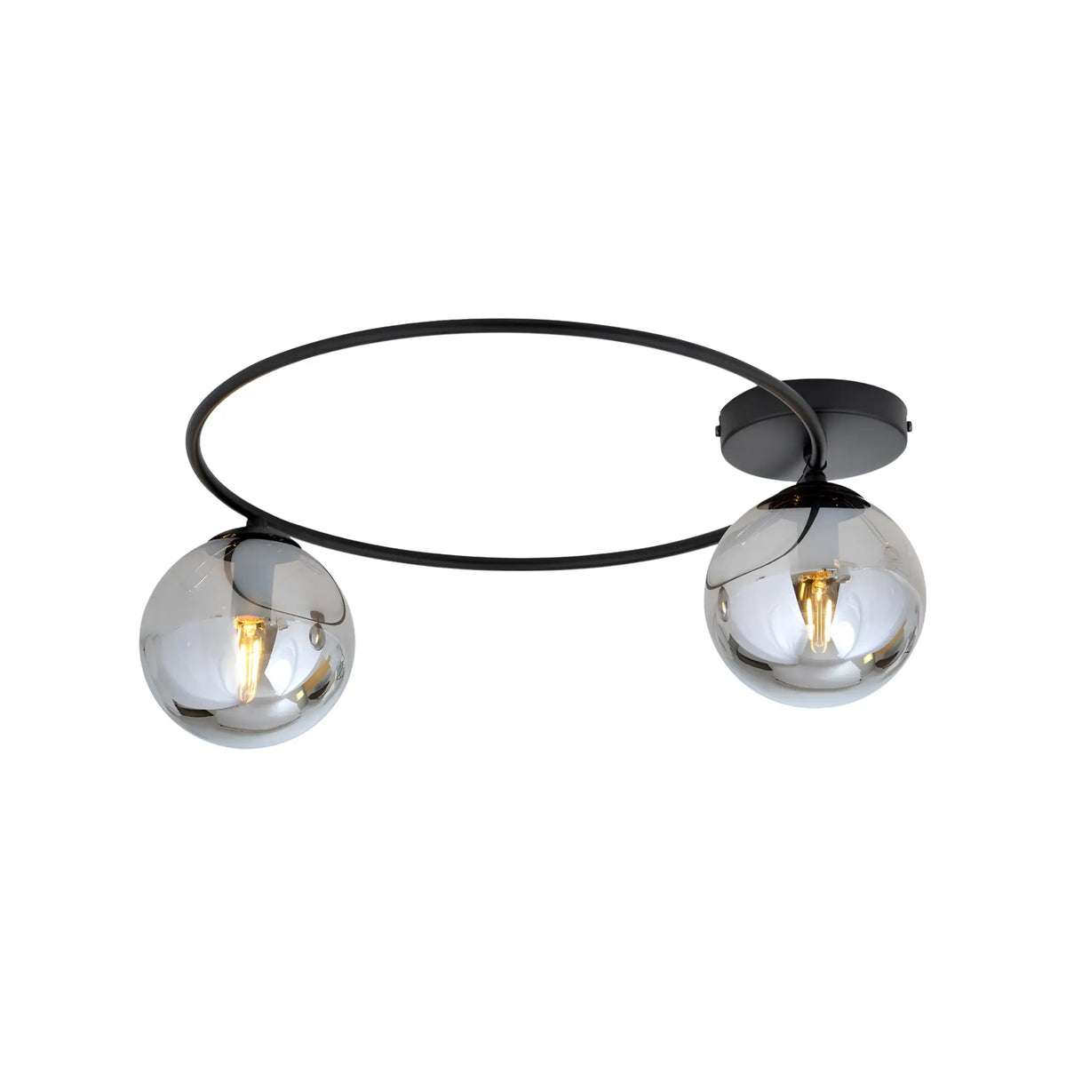 Emibig Sopra Taklampa 2-ljus Ø47 cm, Svart