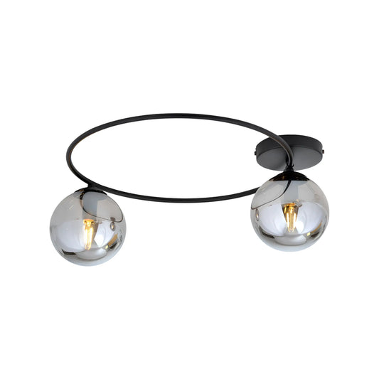 Emibig Sopra Taklampa 2-ljus Ø47 cm, Svart