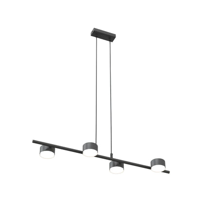 Emibig Sora Pendellampa 4-ljus 80x19 cm, Svart
