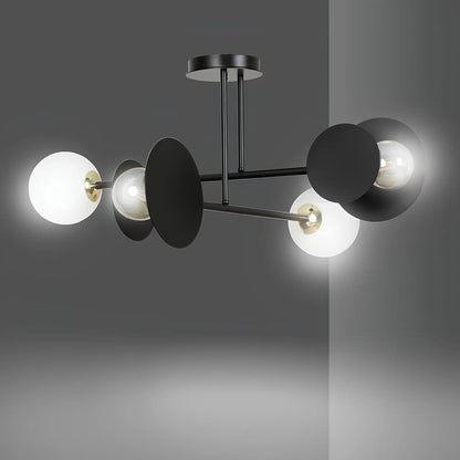 Emibig Minerva Taklampa 2-ljus Ø80 cm, Svart
