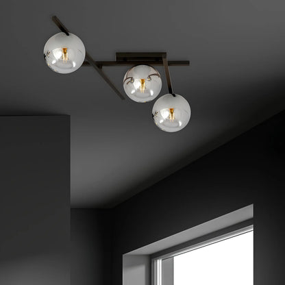 Emibig Smart Taklampa 3-ljus 51x50 cm, Svart