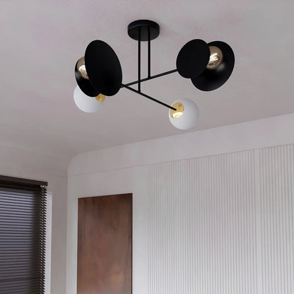 Emibig Minerva Taklampa 2-ljus Ø80 cm, Svart