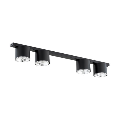 Emibig Nano Taklampa 4-ljus 90x11,5 cm, Svart