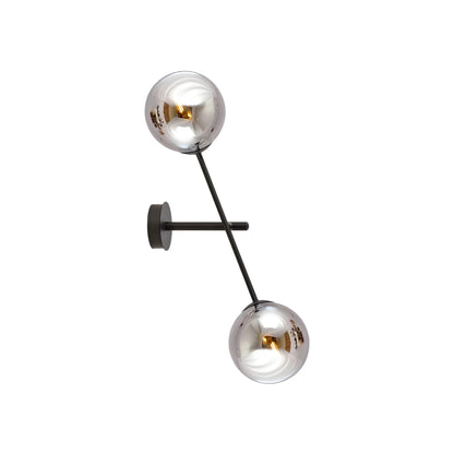Emibig Linear Vägglampa 2-ljus 12x57 cm, Svart