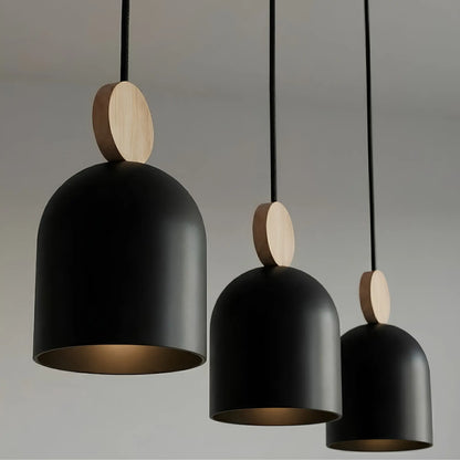 Emibig Mesi Pendellampa 3-ljus 66x11 cm, Svart