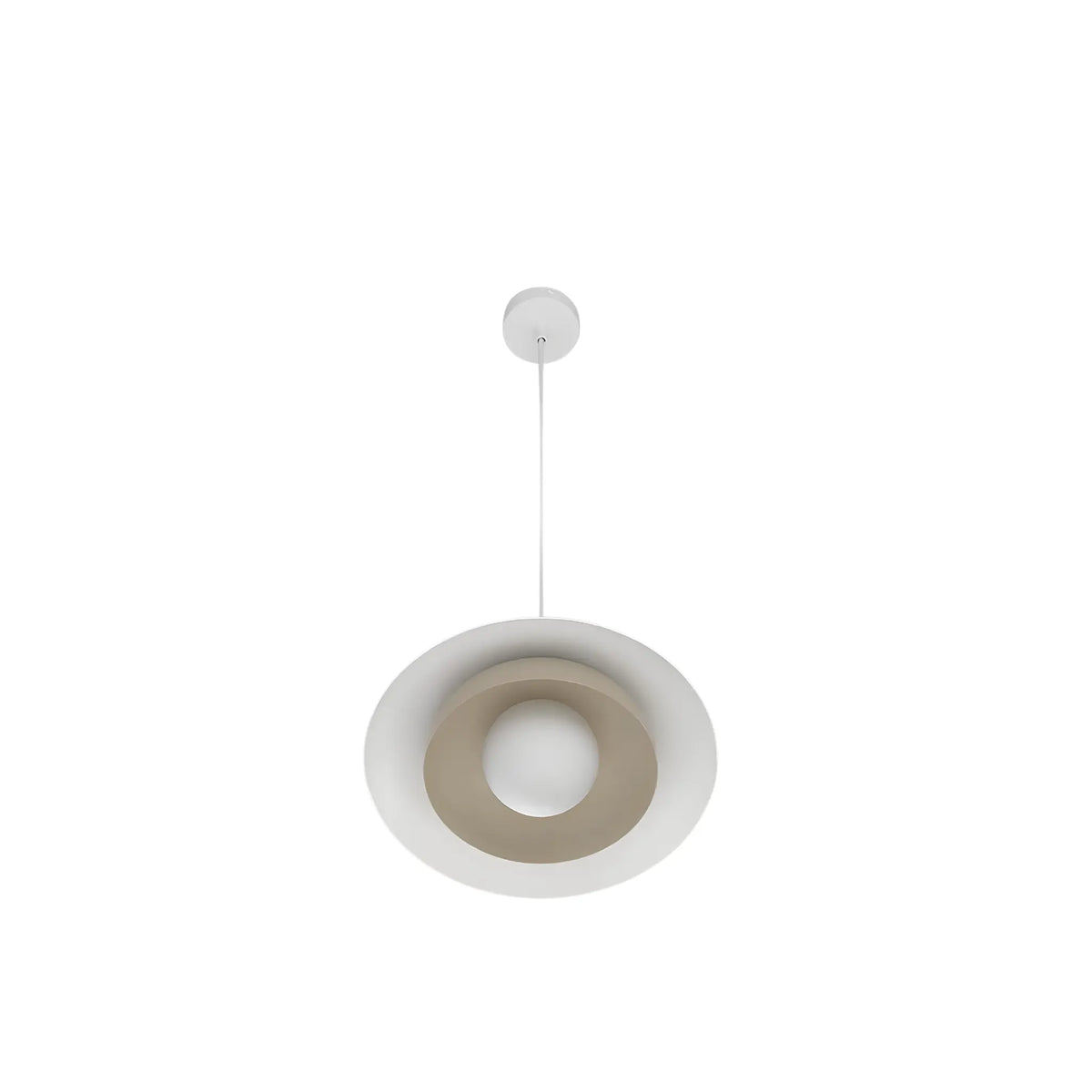 Emibig Skin Pendellampa Ø30 cm, Vit/Beige