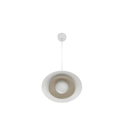 Emibig Skin Pendellampa Ø30 cm, Vit/Beige
