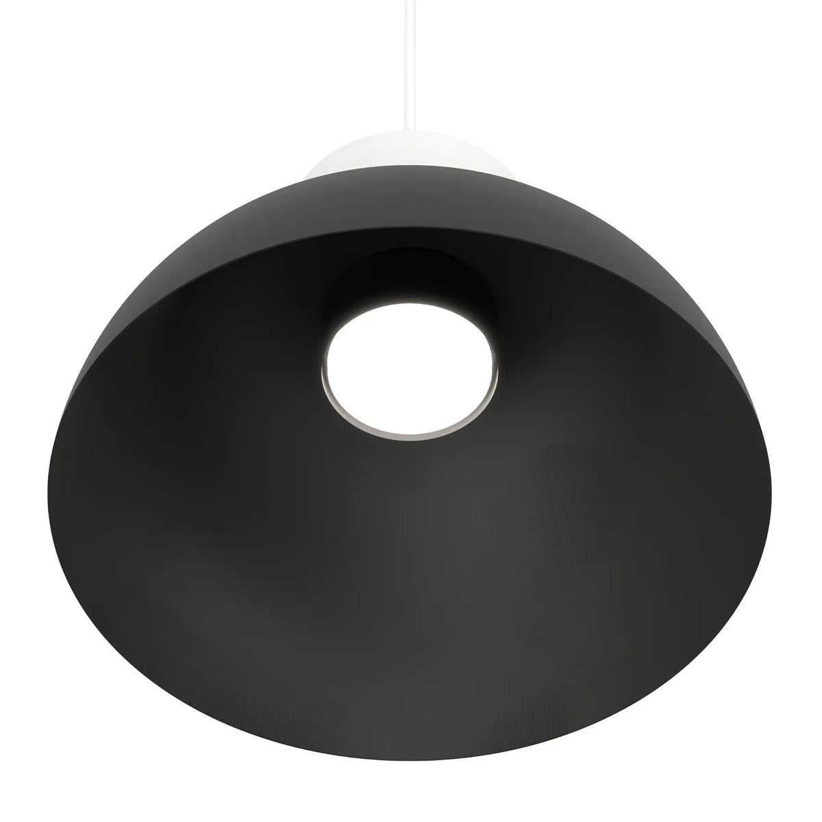 Emibig Lunaro Pendellampa Ø30 cm, Svart/Vit